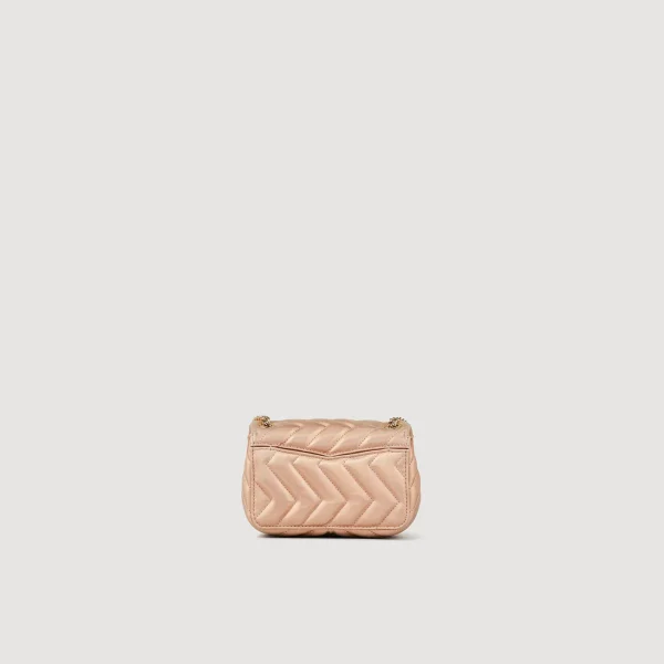 Online Mini Sac YZA En Cuir Irisé Matelassé Femme Sacs Porté Épaule | Sacs À Bandoulière