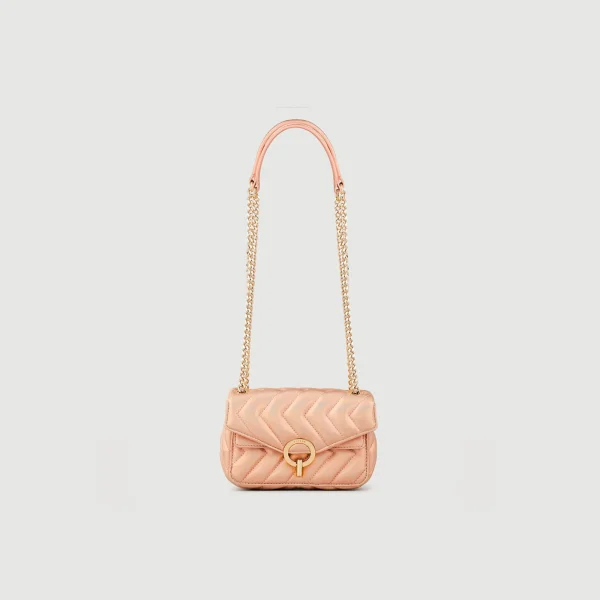 Online Mini Sac YZA En Cuir Irisé Matelassé Femme Sacs Porté Épaule | Sacs À Bandoulière