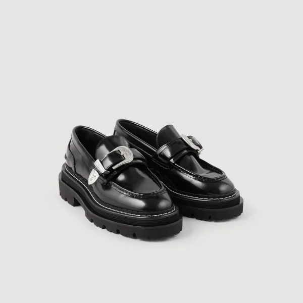 Cheap Mocassins En Cuir Femme Mocassins & Mules