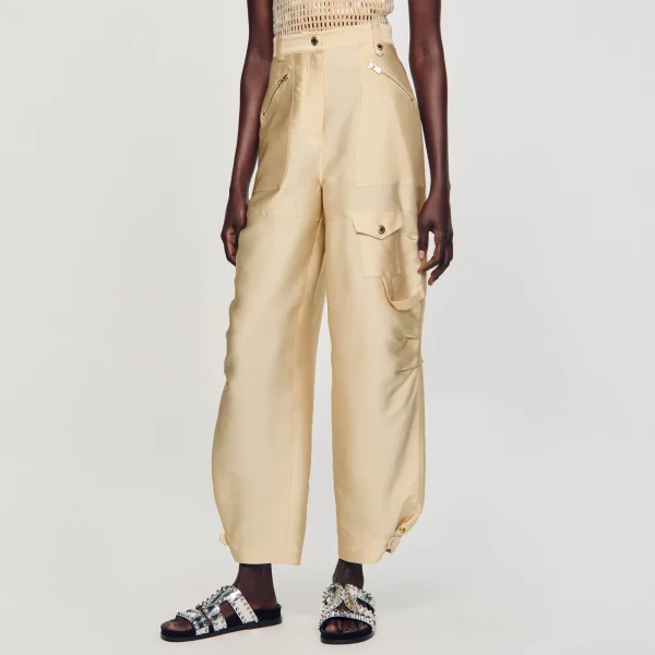 Cheap Pantalon Cargo Satiné Femme Ensembles | Pantalons & Jeans