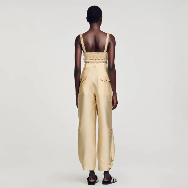 Cheap Pantalon Cargo Satiné Femme Ensembles | Pantalons & Jeans