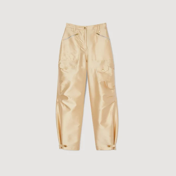 Cheap Pantalon Cargo Satiné Femme Ensembles | Pantalons & Jeans