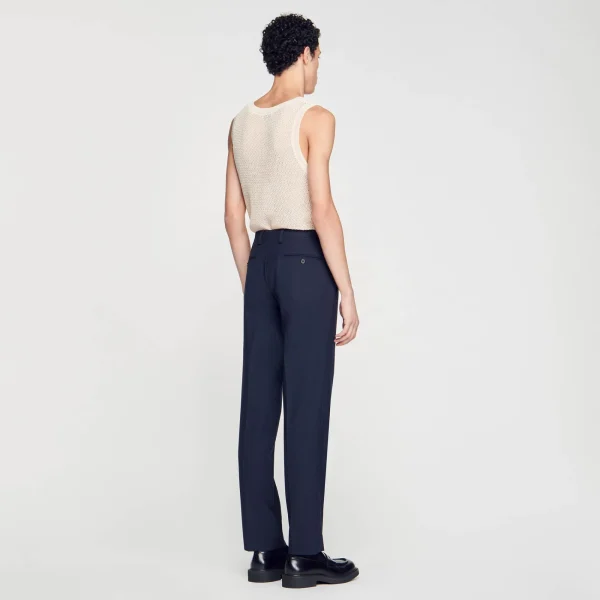 Outlet Pantalon De Costume Homme Pantalons & Shorts | Costumes & Smokings