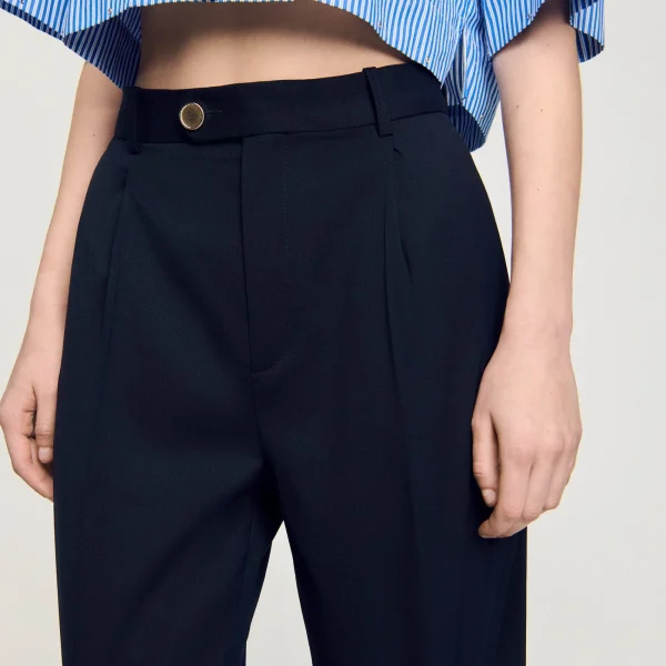 New Pantalon En Laine Femme Pantalons & Jeans