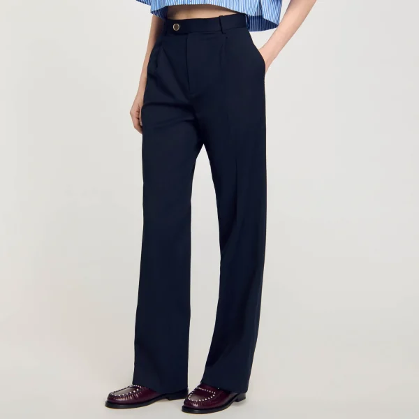 New Pantalon En Laine Femme Pantalons & Jeans