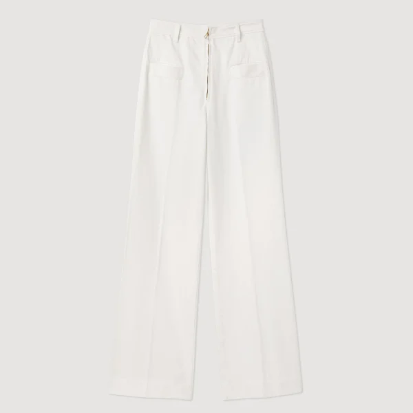 Best Pantalon Large En Toile Femme Pantalons & Jeans