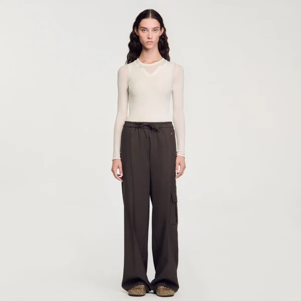 Fashion Pantalon Taille élastiquée Femme Pantalons & Jeans