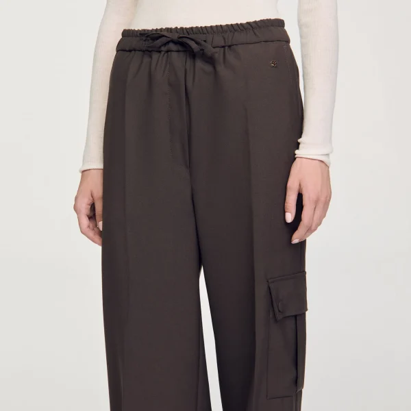 Fashion Pantalon Taille élastiquée Femme Pantalons & Jeans
