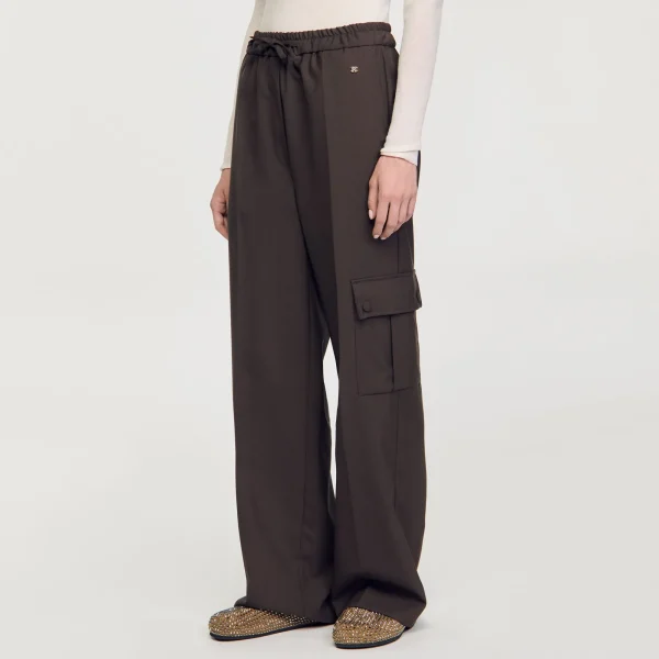 Fashion Pantalon Taille élastiquée Femme Pantalons & Jeans