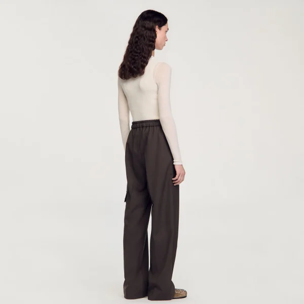 Fashion Pantalon Taille élastiquée Femme Pantalons & Jeans