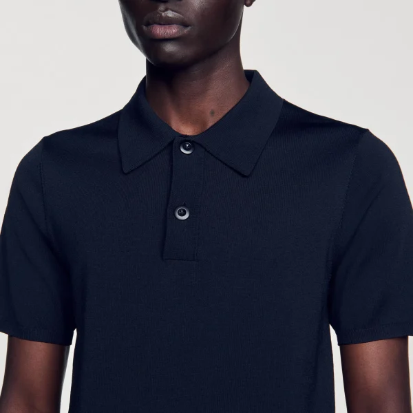 Discount Polo En Maille à Manches Courtes Homme T-Shirts & Polos | Pulls & Gilets
