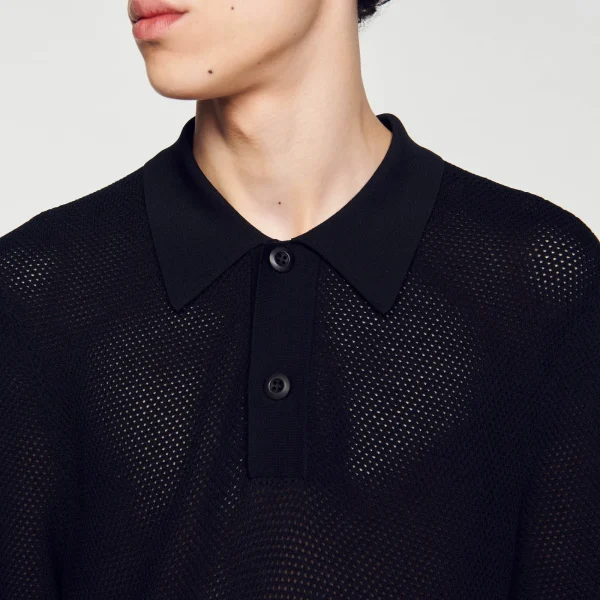 Cheap Polo En Maille Ajourée Homme T-Shirts & Polos | Pulls & Gilets