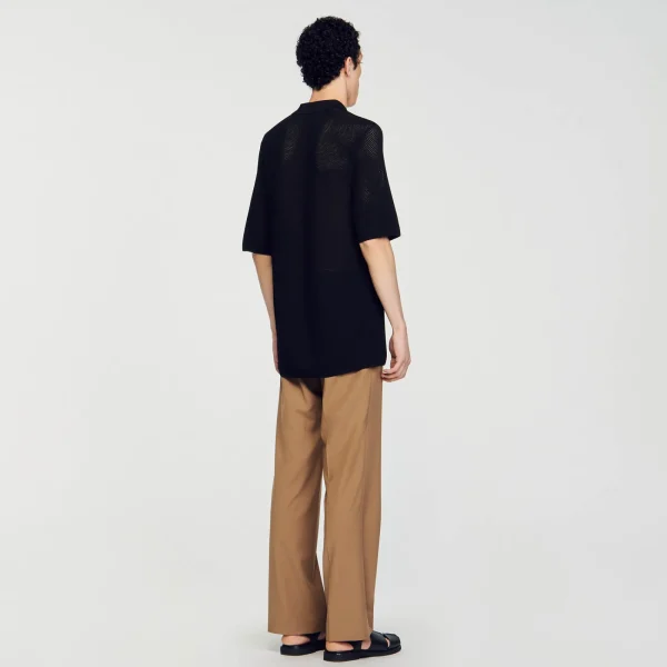 Cheap Polo En Maille Ajourée Homme T-Shirts & Polos | Pulls & Gilets