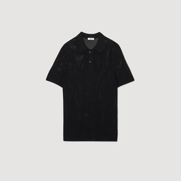 Cheap Polo En Maille Ajourée Homme T-Shirts & Polos | Pulls & Gilets