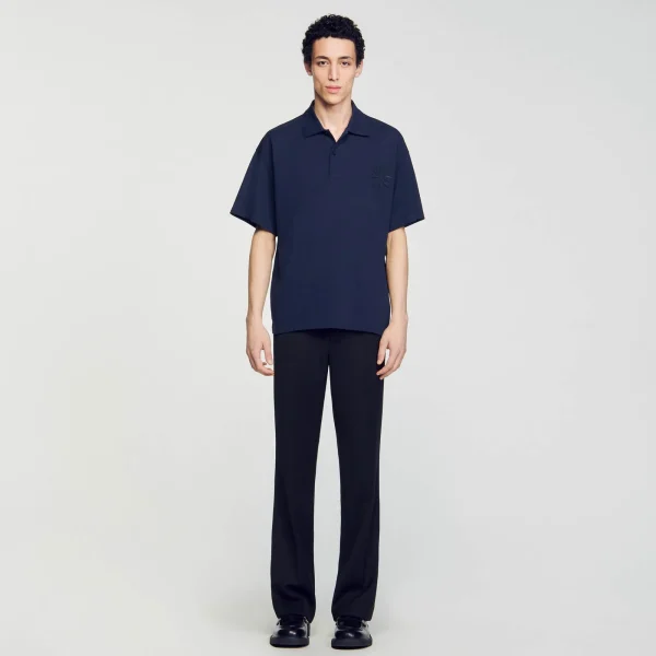 Hot Polo Fleur En Coton Homme T-Shirts & Polos