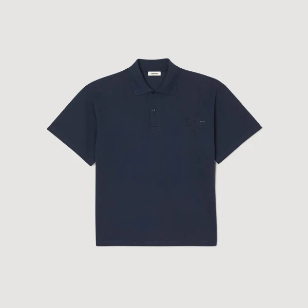 Hot Polo Fleur En Coton Homme T-Shirts & Polos