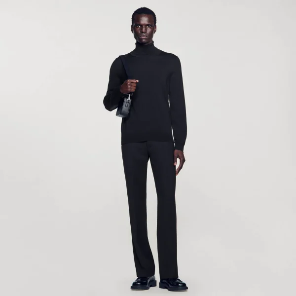 Fashion Pull à Col Roulé En Laine Homme Homme Pulls & Gilets
