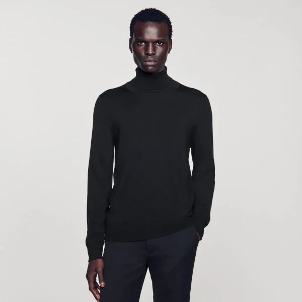 Fashion Pull à Col Roulé En Laine Homme Homme Pulls & Gilets