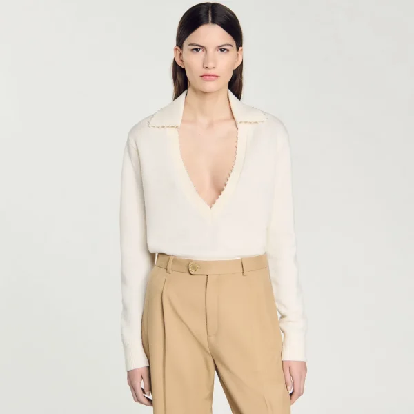 Cheap Pull Col Polo Femme Pulls & Cardigans