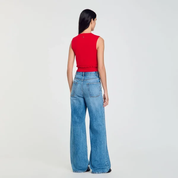 New Pull Court à Volant Femme Ensembles | Pulls & Cardigans