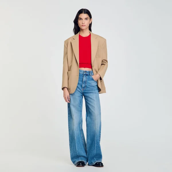 New Pull Court à Volant Femme Ensembles | Pulls & Cardigans