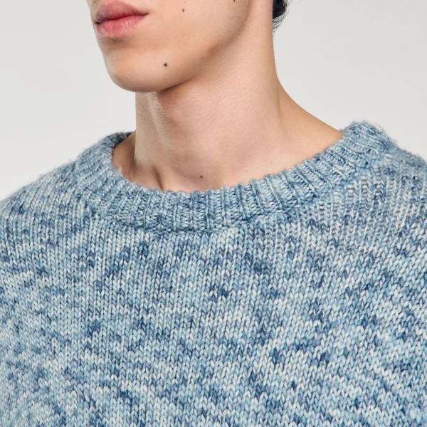 New Pull En Maille Moulinée Homme Pulls & Gilets