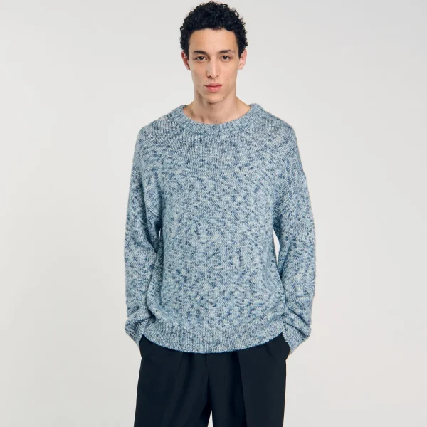 New Pull En Maille Moulinée Homme Pulls & Gilets