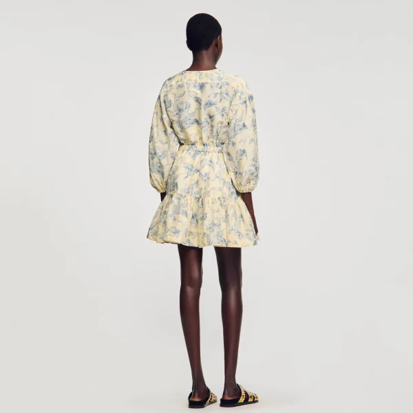 Sale Robe à Imprimé Fleuri Femme Robes