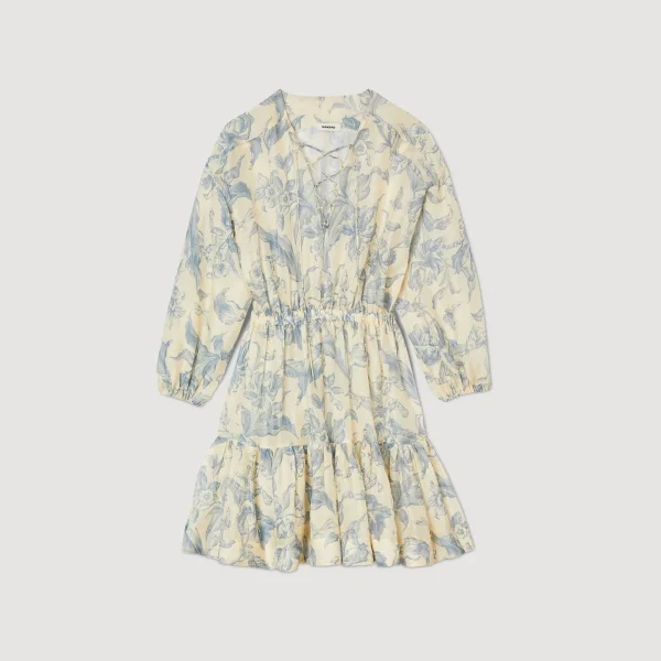 Sale Robe à Imprimé Fleuri Femme Robes