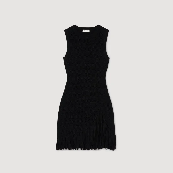 Fashion Robe Courte à Franges Femme Robes