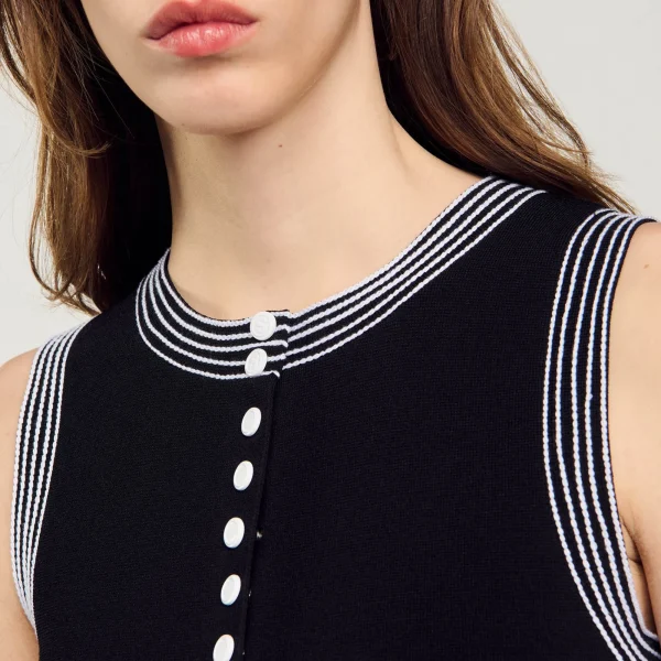 Clearance Robe Courte Boutonnée Femme Robes