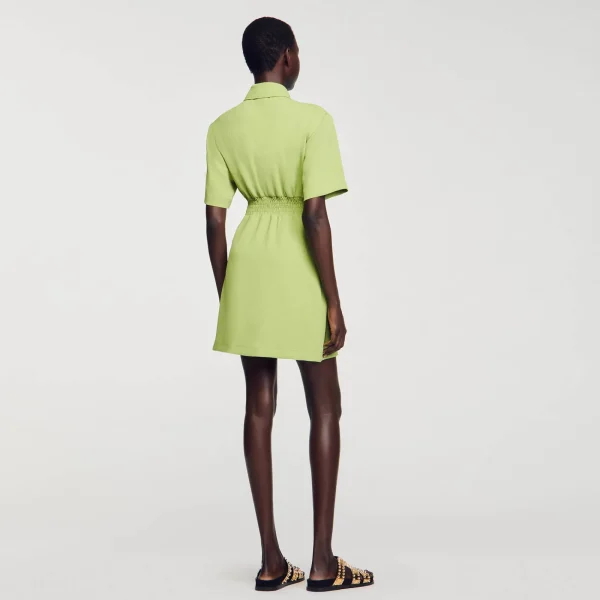 Hot Robe Courte Boutonnée Femme Robes