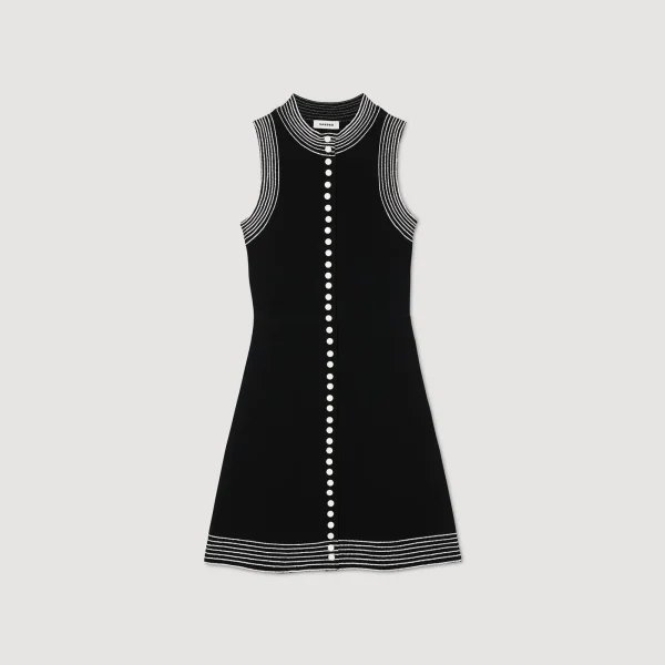 Clearance Robe Courte Boutonnée Femme Robes