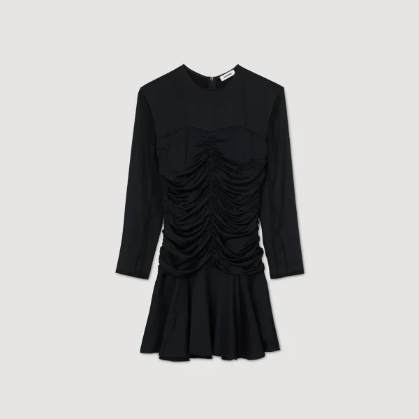 Shop Robe Courte Drapée Femme Robes