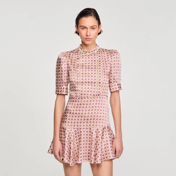 Clearance Robe Courte Imprimée Femme Robes