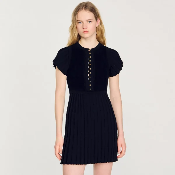 Best Robe En Maille Plissée Femme Robes