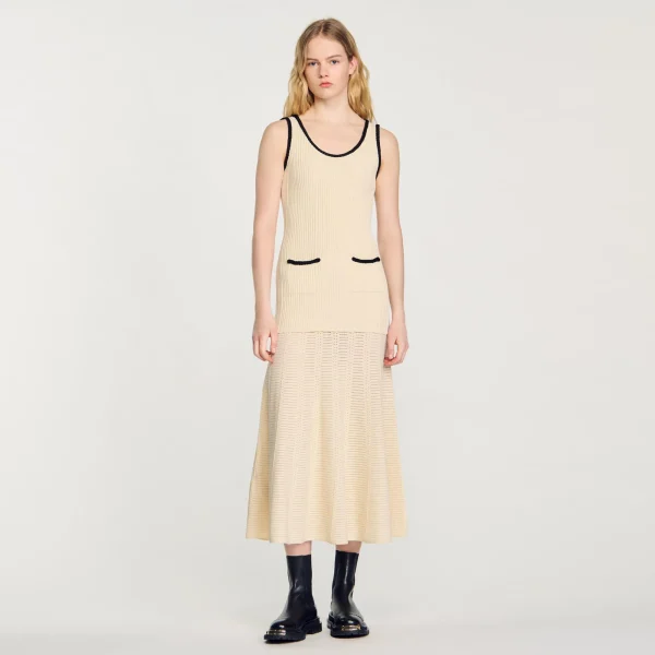 Best Robe En Maille Pointelle Femme Robes