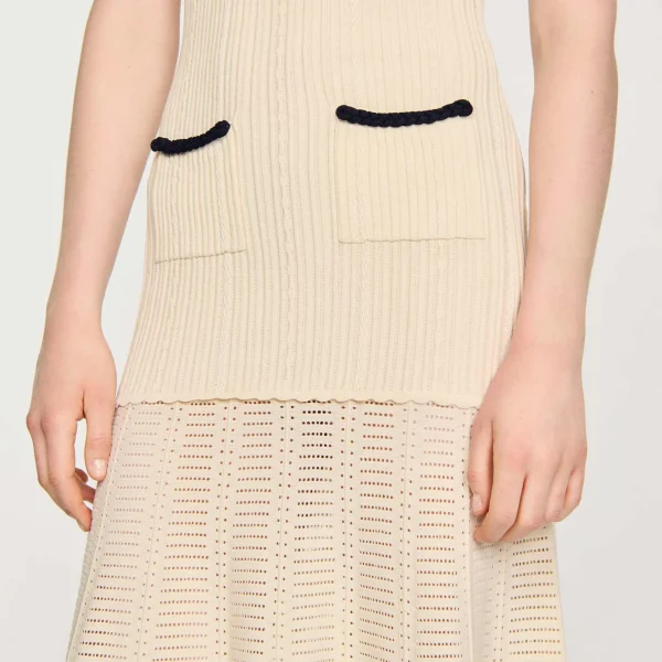 Best Robe En Maille Pointelle Femme Robes