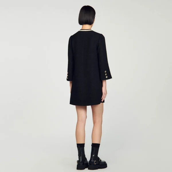 Hot Robe En Tweed Femme Robes