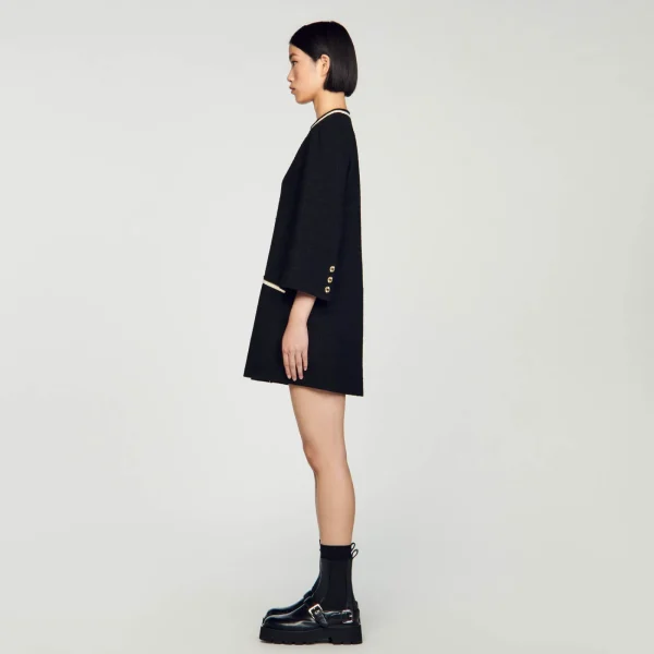 Hot Robe En Tweed Femme Robes
