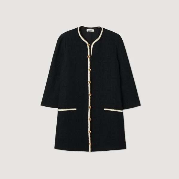 Hot Robe En Tweed Femme Robes