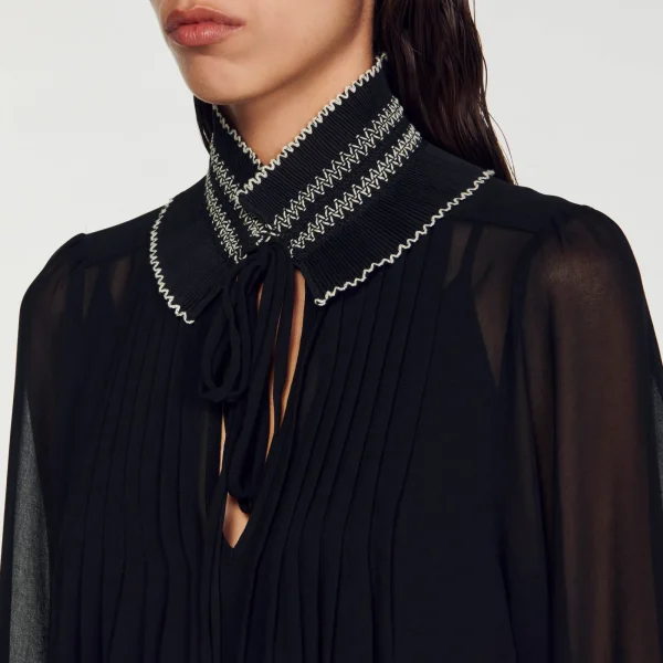 Discount Robe Fluide En Mousseline Femme Robes
