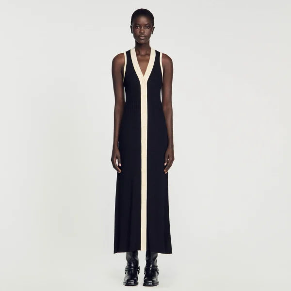 Fashion Robe Longue En Maille Femme Robes