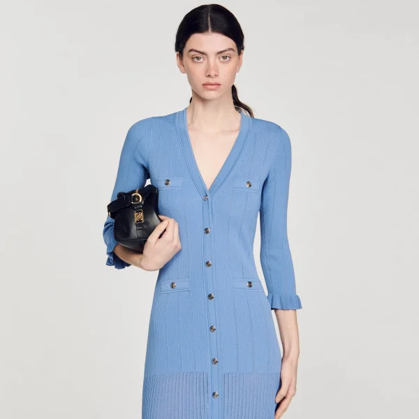 Discount Robe Longue En Maille Femme Robes