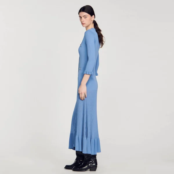 Discount Robe Longue En Maille Femme Robes