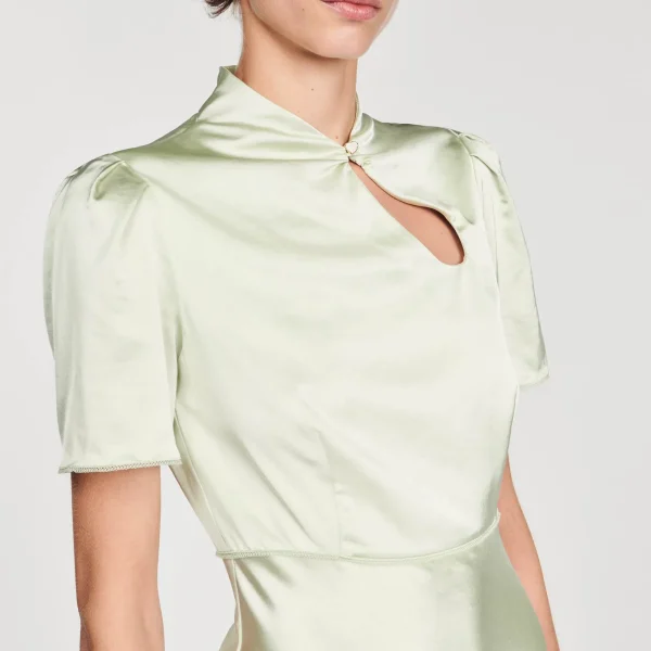 Hot Robe Longue Satinée Femme Robes