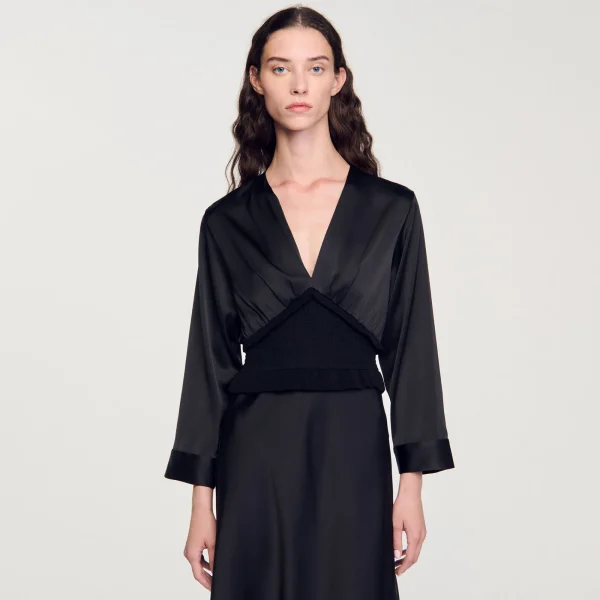 Outlet Robe Longue Satinée Femme Robes