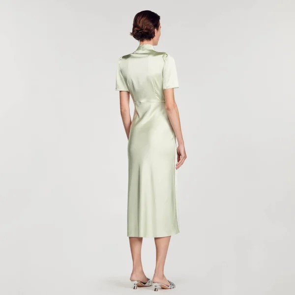 Hot Robe Longue Satinée Femme Robes