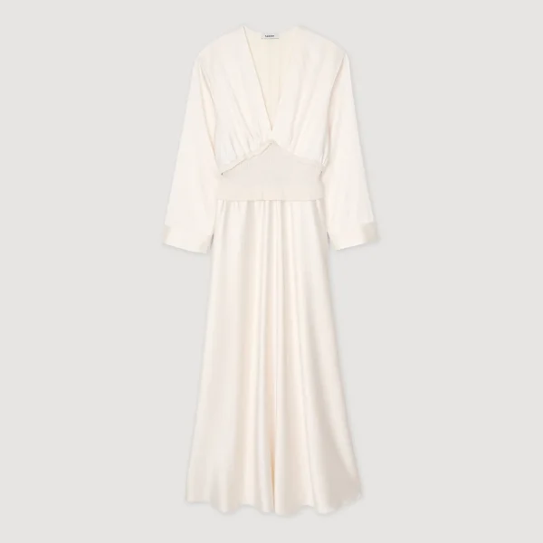 Hot Robe Longue Satinée Femme Robes