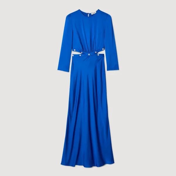 Outlet Robe Longue Satinée Femme Robes